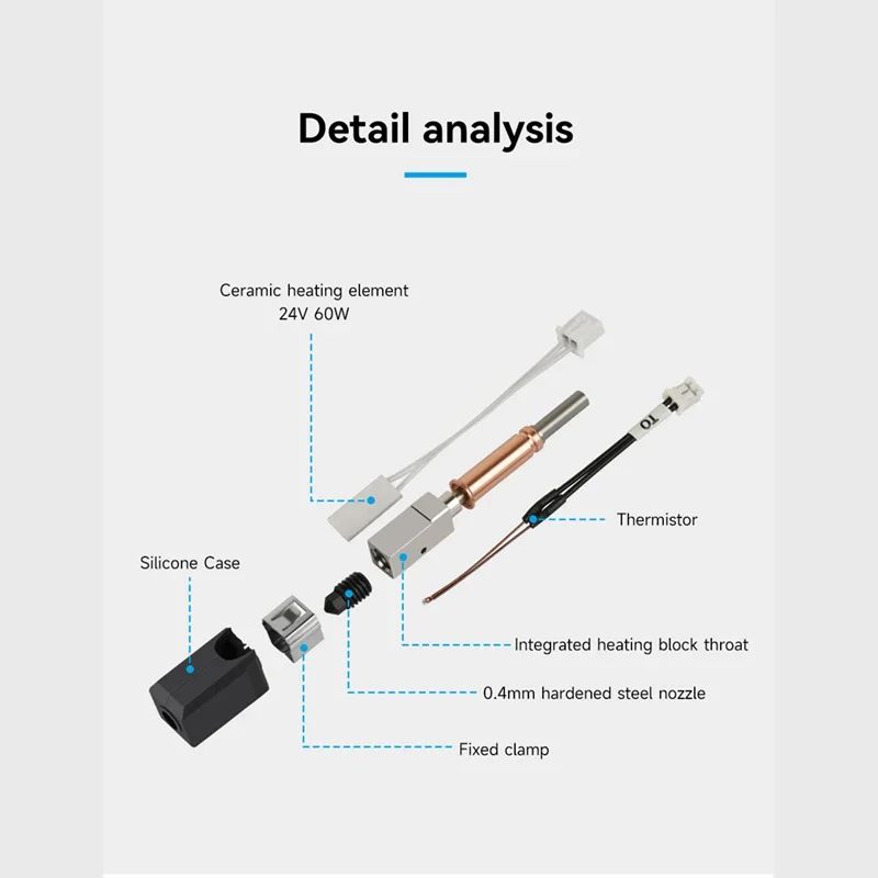 Апгрейд Kobra 3 Нагревательный блок хотэнд для 3D принтера / Hotend